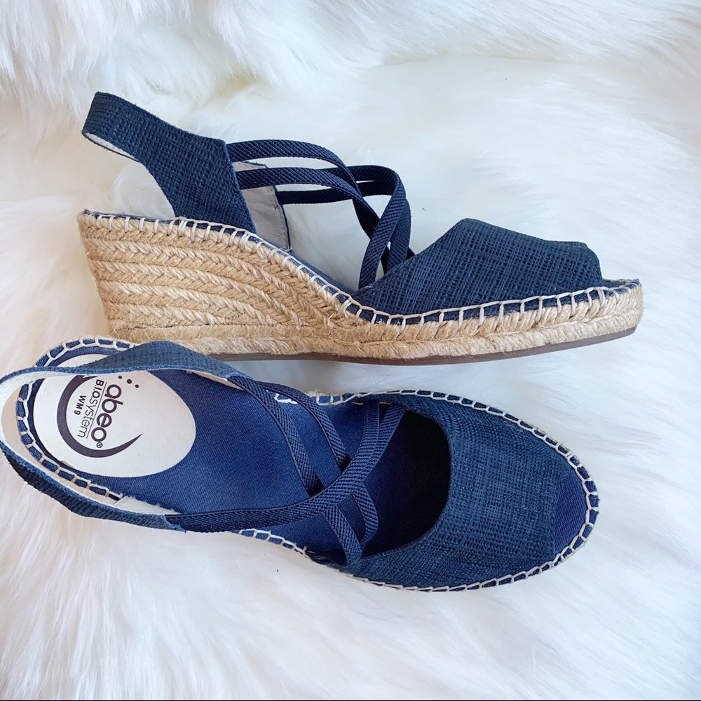 New Delano espadrille wedge sandal.